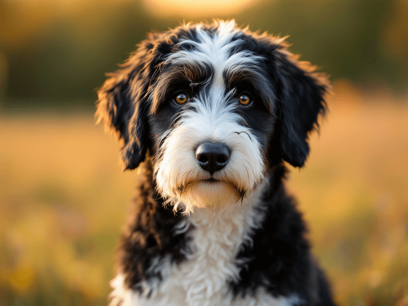 Portrait d'un Bernedoodle