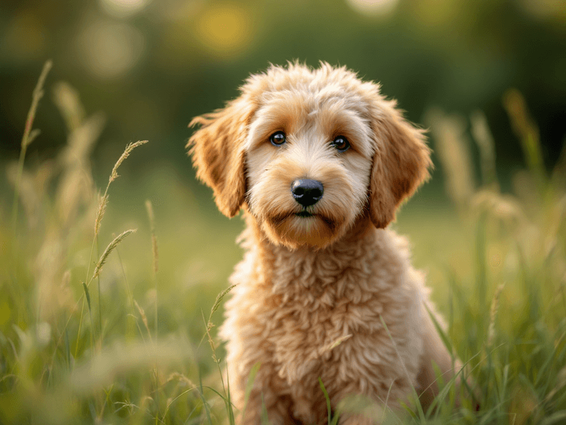 Portrait d'un Goldendoodle